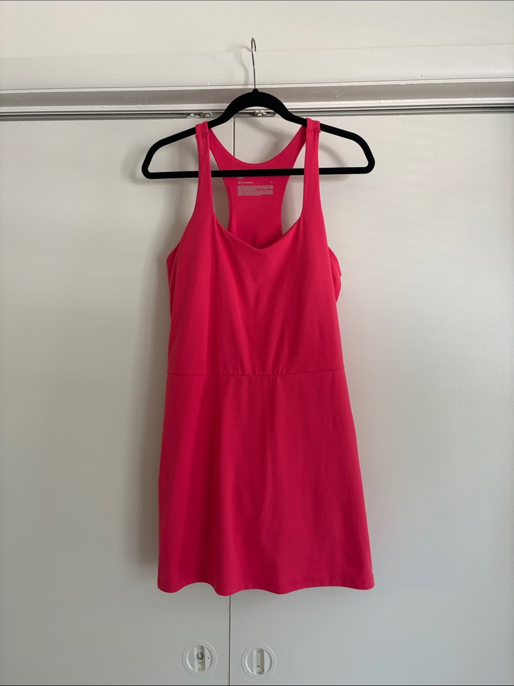 all in motion Hot Pink Racerback Mini Dress